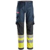 Snickers 6374 ProtecWork Stretch Hi-Vis Trousers Class 1